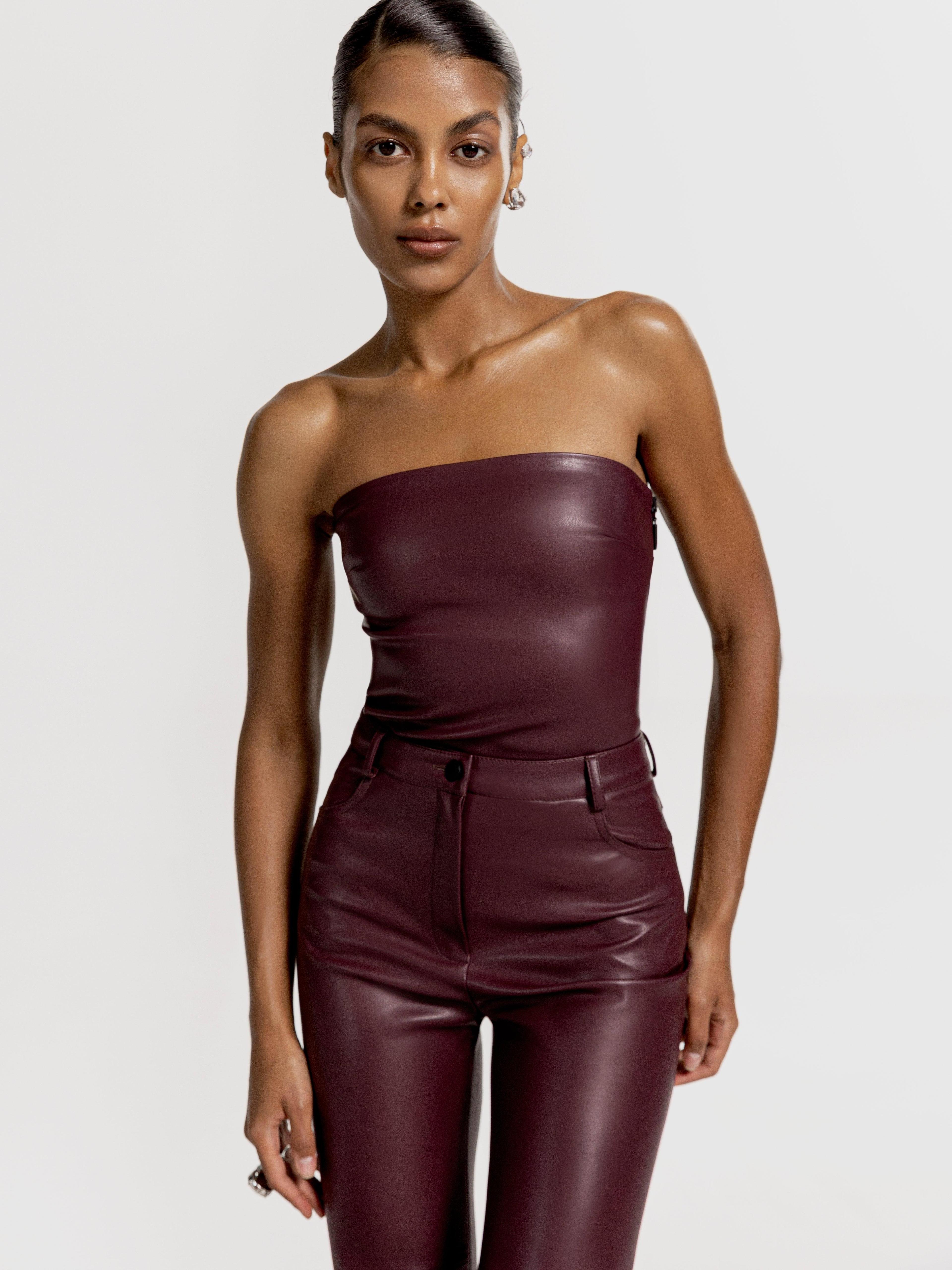 Bundle: Killa bandeau in Plum + Killa pants in Plum Product Image