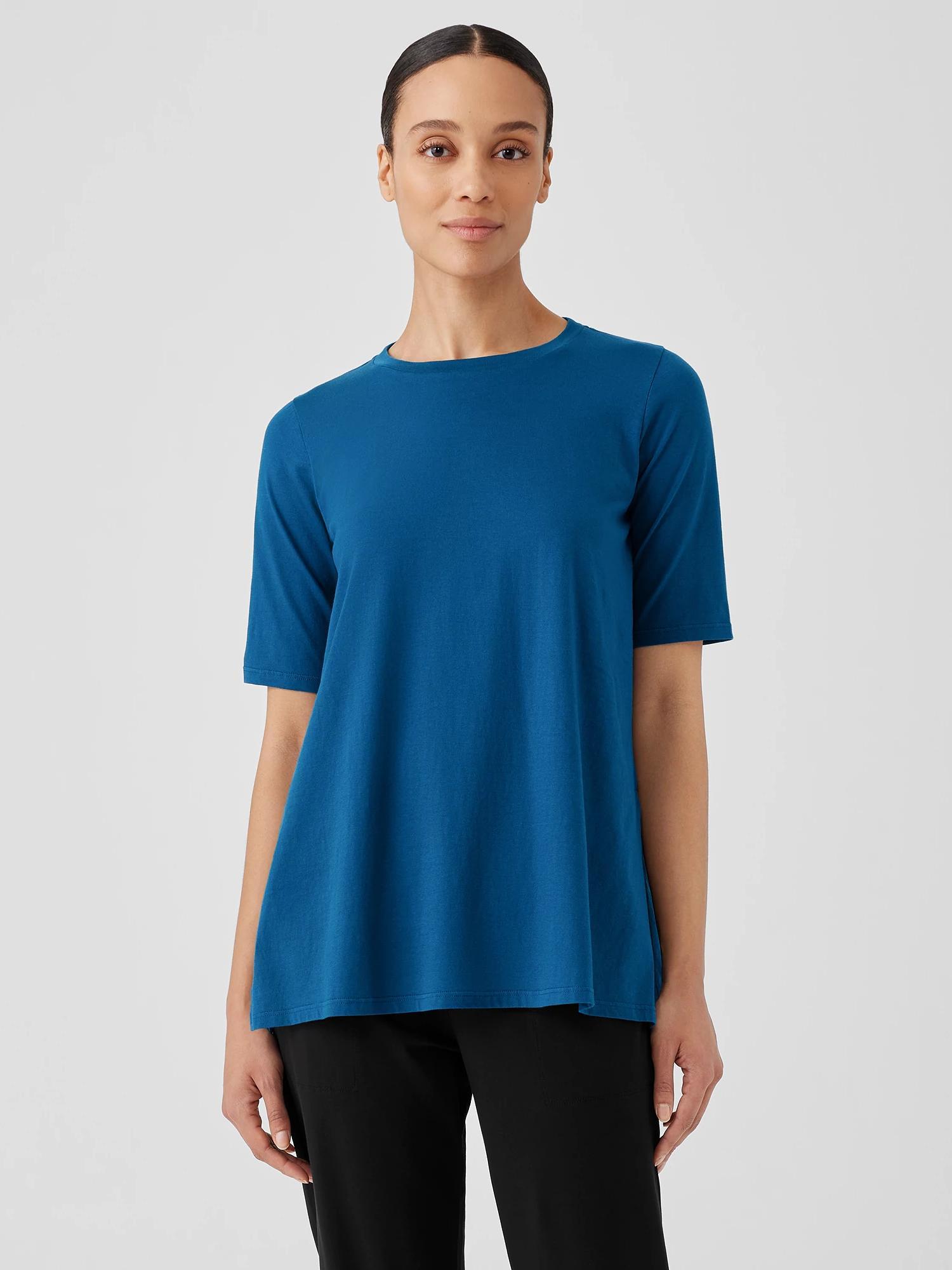 Organic Pima Cotton Jersey Long Tee Product Image