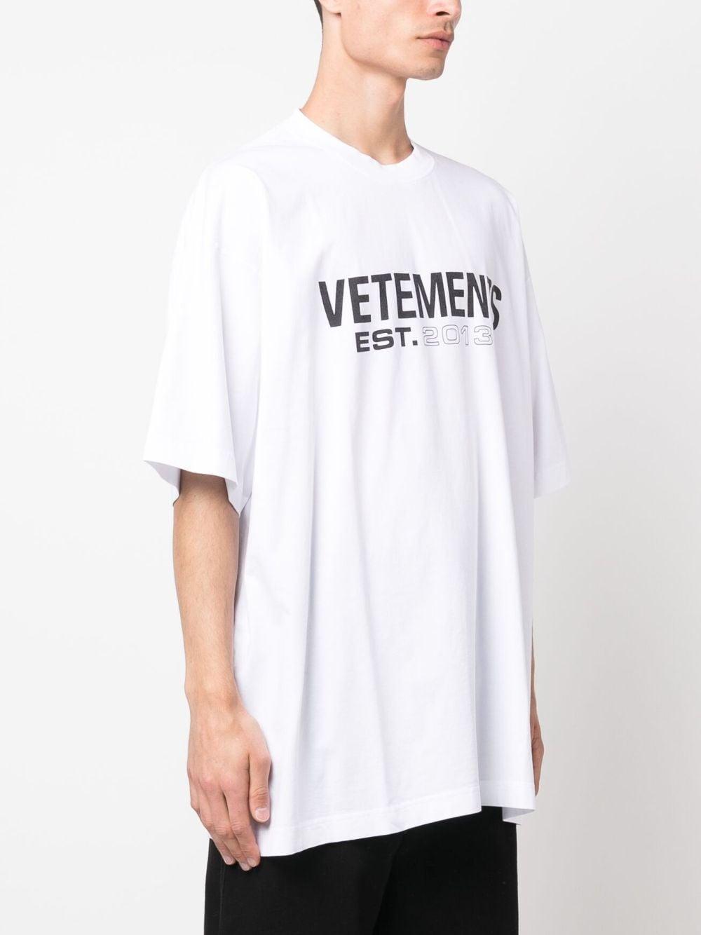 Cotton T-shirt In White Product Image