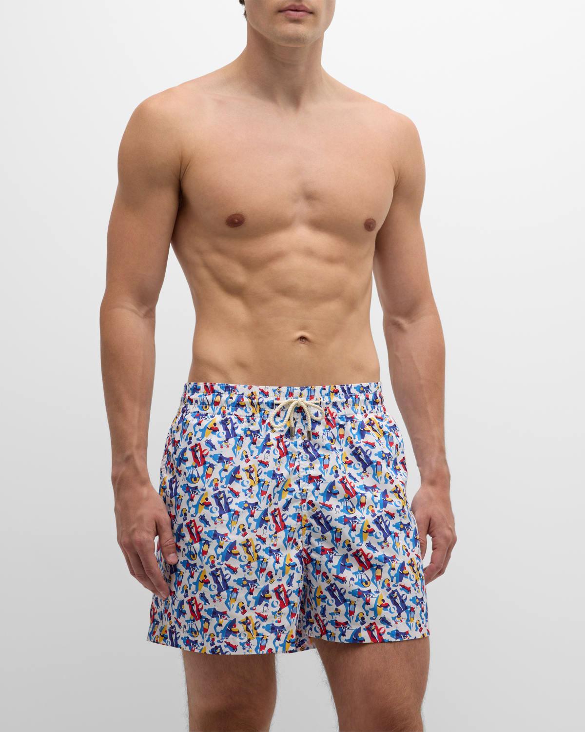 Men's Malika Favre Rush Hour Swim Trunks Product Image