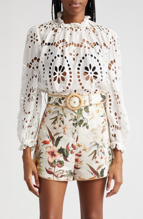 Zimmermann Lexi Embroidered Eyelet Top Product Image