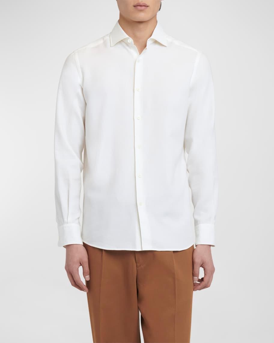 Men's Cotton-Cashmere Cashco Sport Shirt Product Image