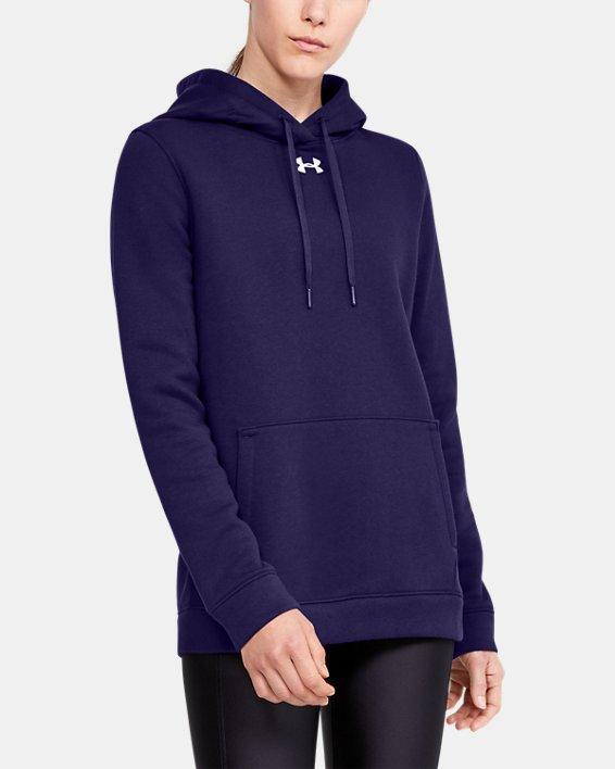 Womens UA Hustle Fleece Hoodie Product Image