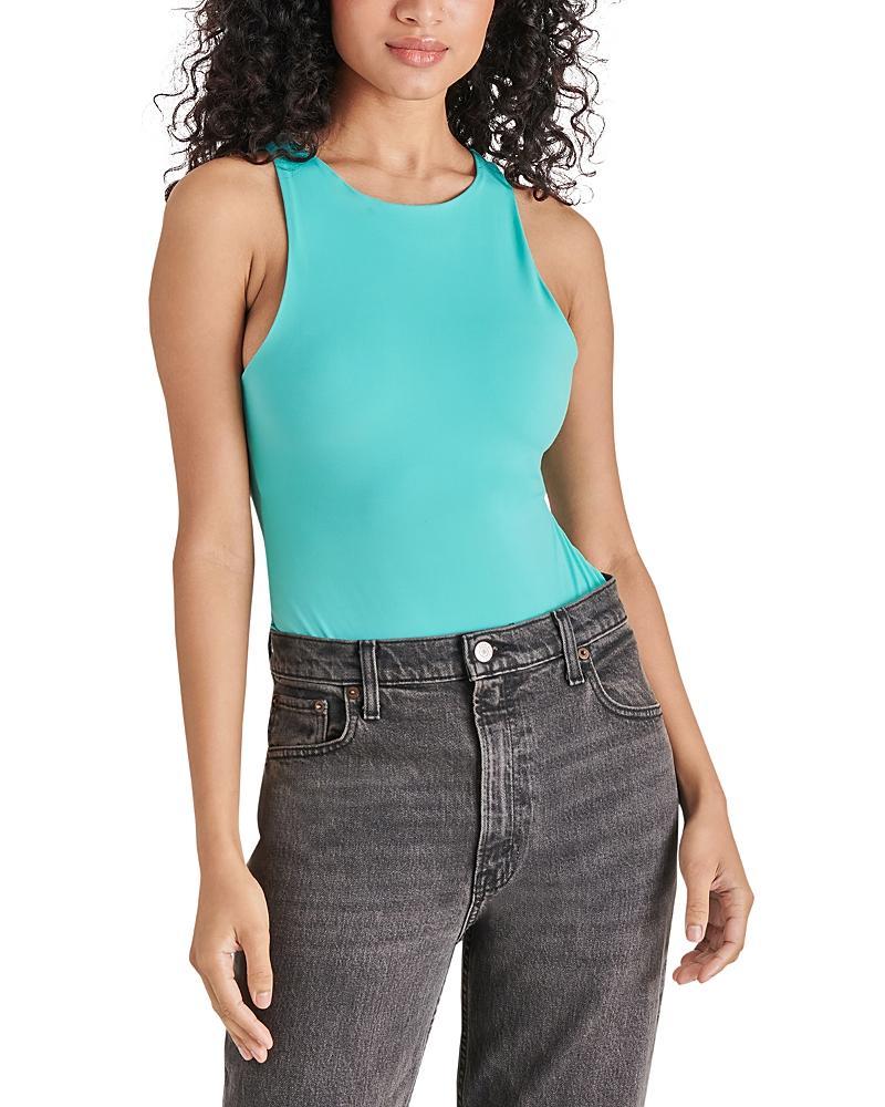 Steve Madden Nico Knit Crew Neck Sleeveless Bodysuit Product Image