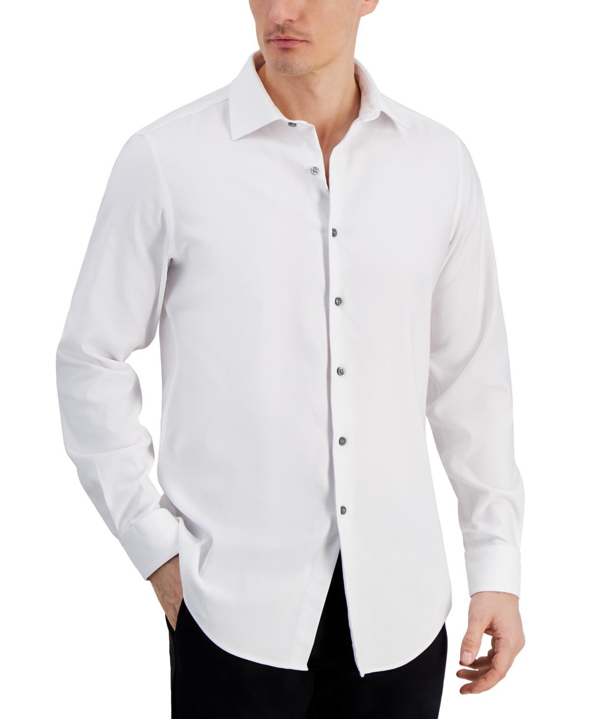 Alfani Mens Slim-Fit Dobby Dress Shirt, Created for Macys Product Image