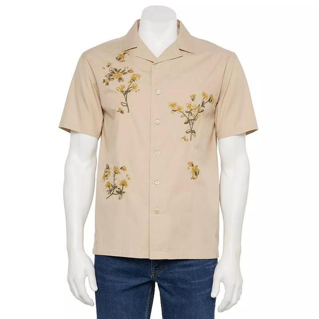 Mens Retrofit Embroidered Flora Shirt Product Image