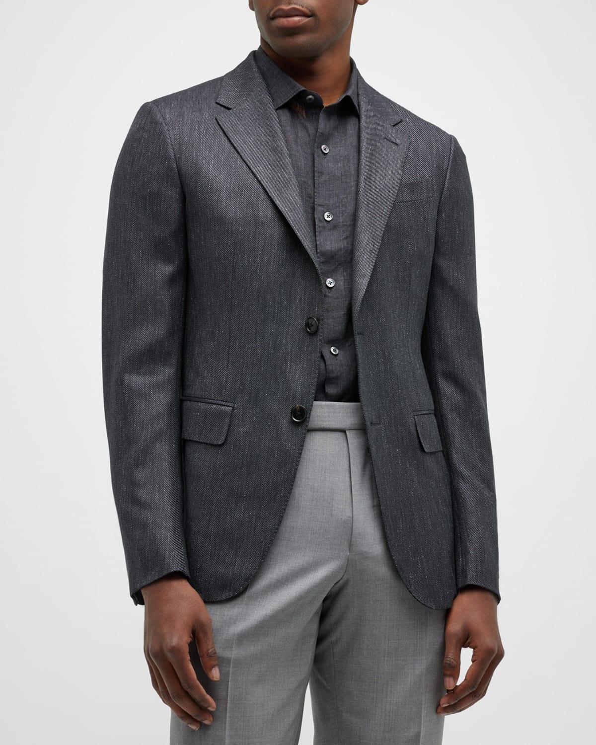 Mens Heathered Twill Sport Coat Product Image