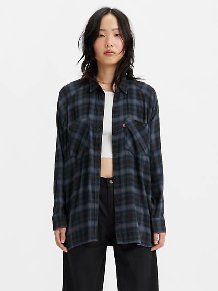 Levi's Raglan Plaid Shirt - Women's Product Image