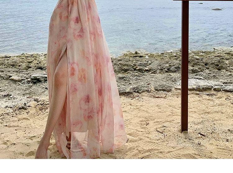 Halter Floral Maxi Sundress Product Image