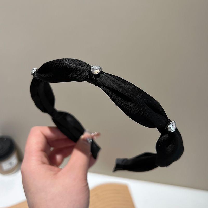 Faux Crystal Fabric Headband (Various Designs) Product Image