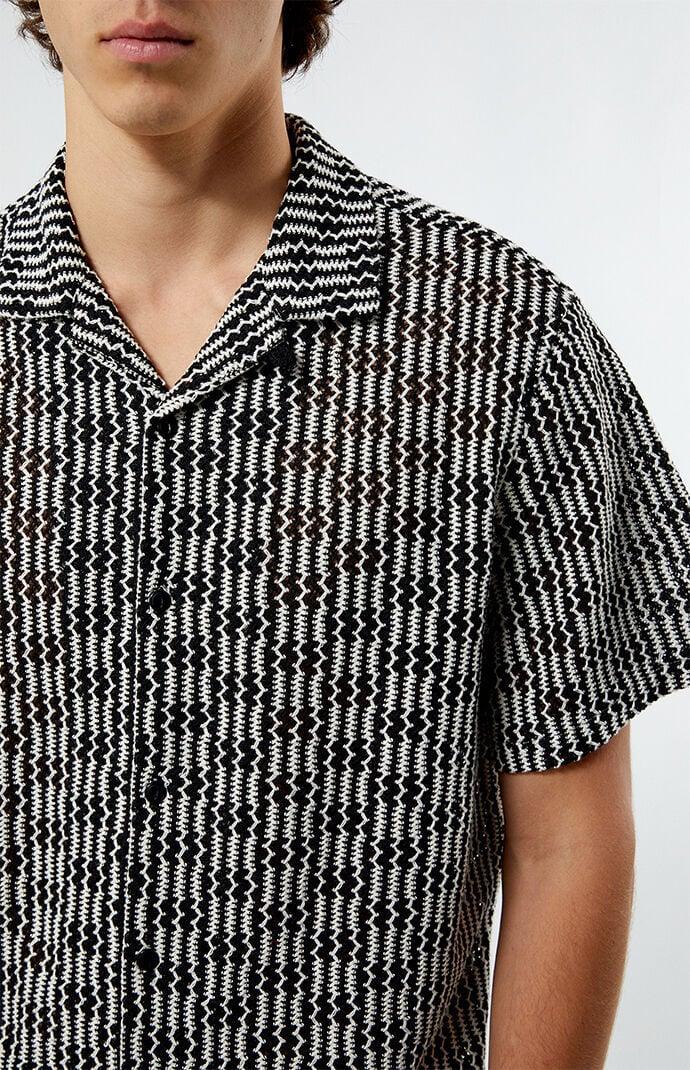 Men's Woven Oversized Camp Shirt Product Image