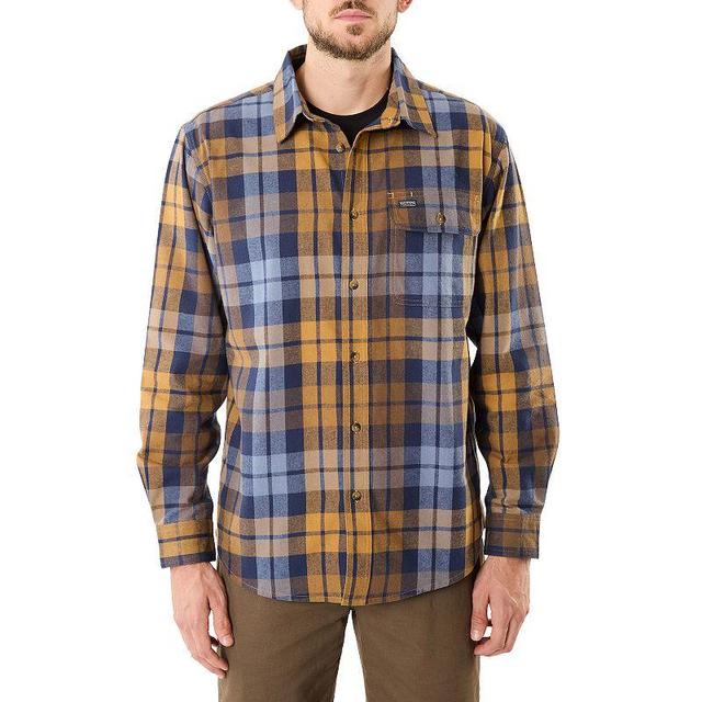 Mens Smiths Workwear Buffalo Plaid Flannel Button-Down Shirt New Grey Product Image