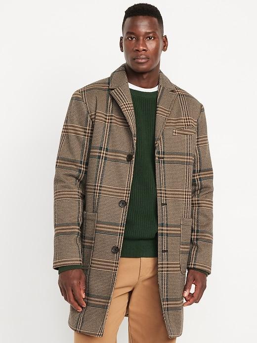 Plaid Topcoat Product Image