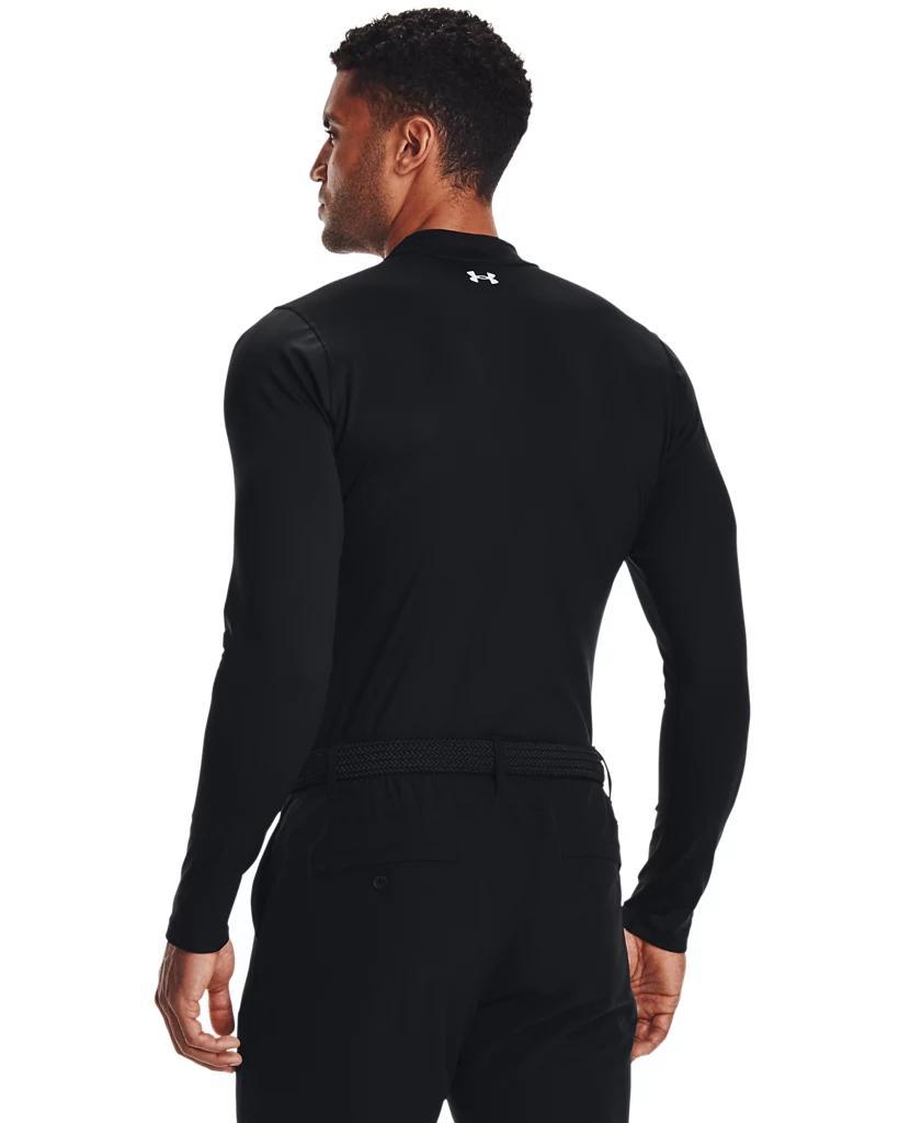 Men's ColdGear® Infrared Long Sleeve Golf Mock Product Image