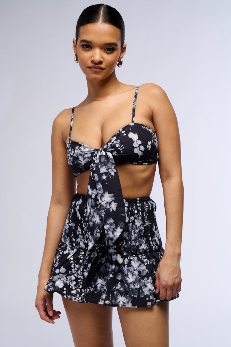 LIKE HEAVEN FLORAL BRALETTE TOP Product Image