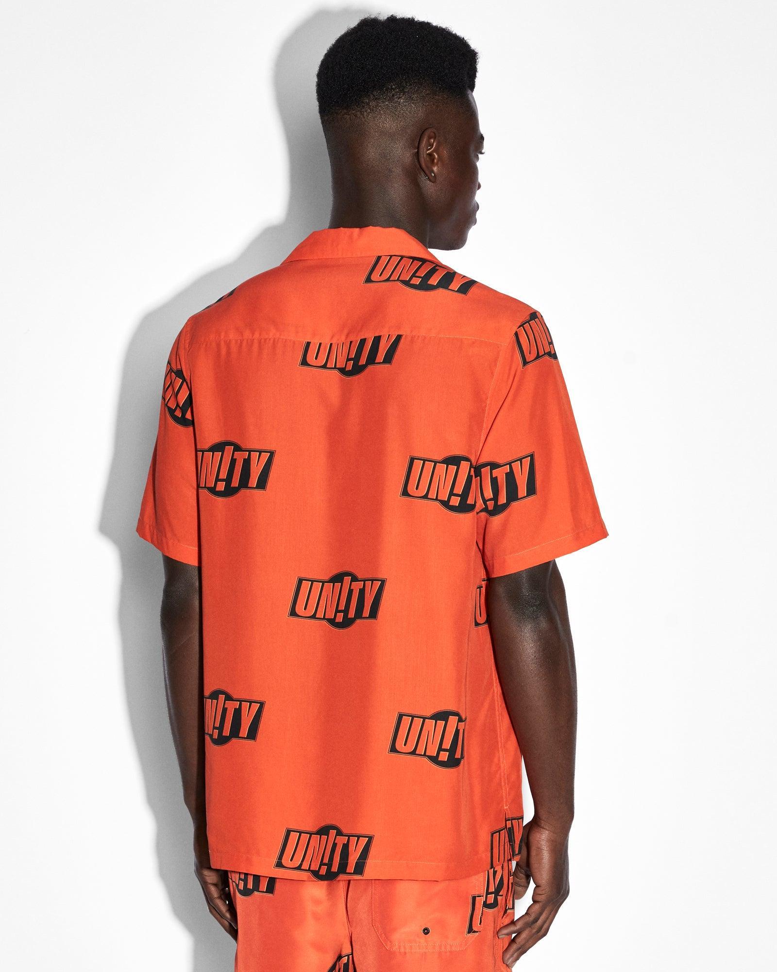 UNITY SIGN RESORT SS SHIRT ORANGE Male Product Image