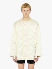 OVERSIZED QUILTED JACKET in white | JW Anderson US  Product Image