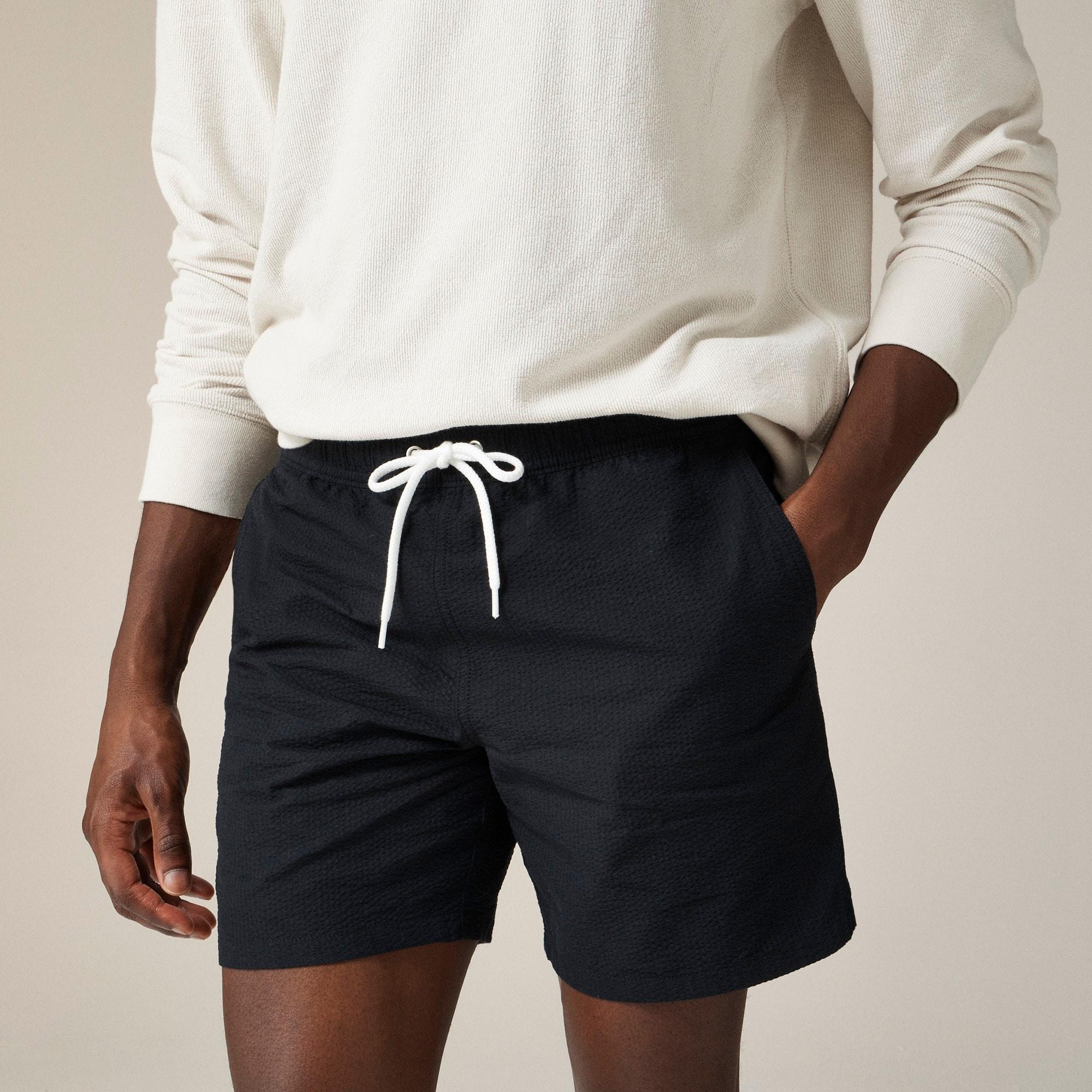 6&apos;&apos; stretch swim trunk in seersucker Product Image