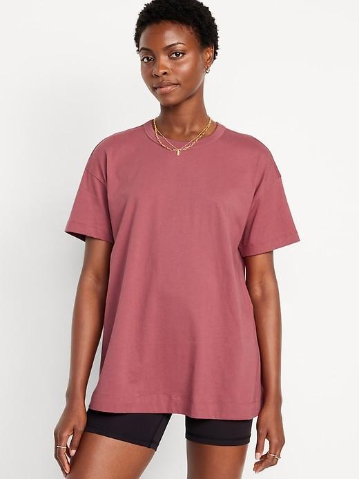 Oversized EveryWear Tunic T-Shirt Product Image