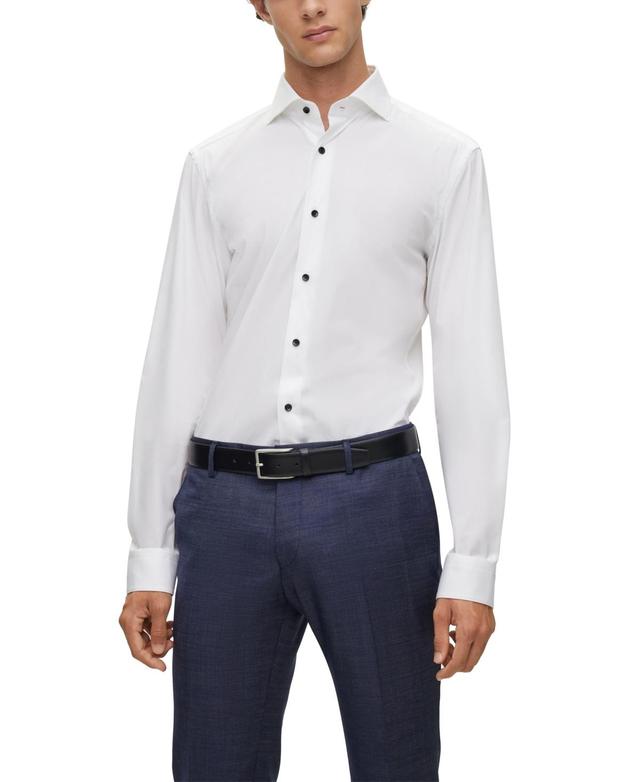 Boss by Hugo Boss Mens Easy-Iron Slim-Fit Dress Shirt Product Image