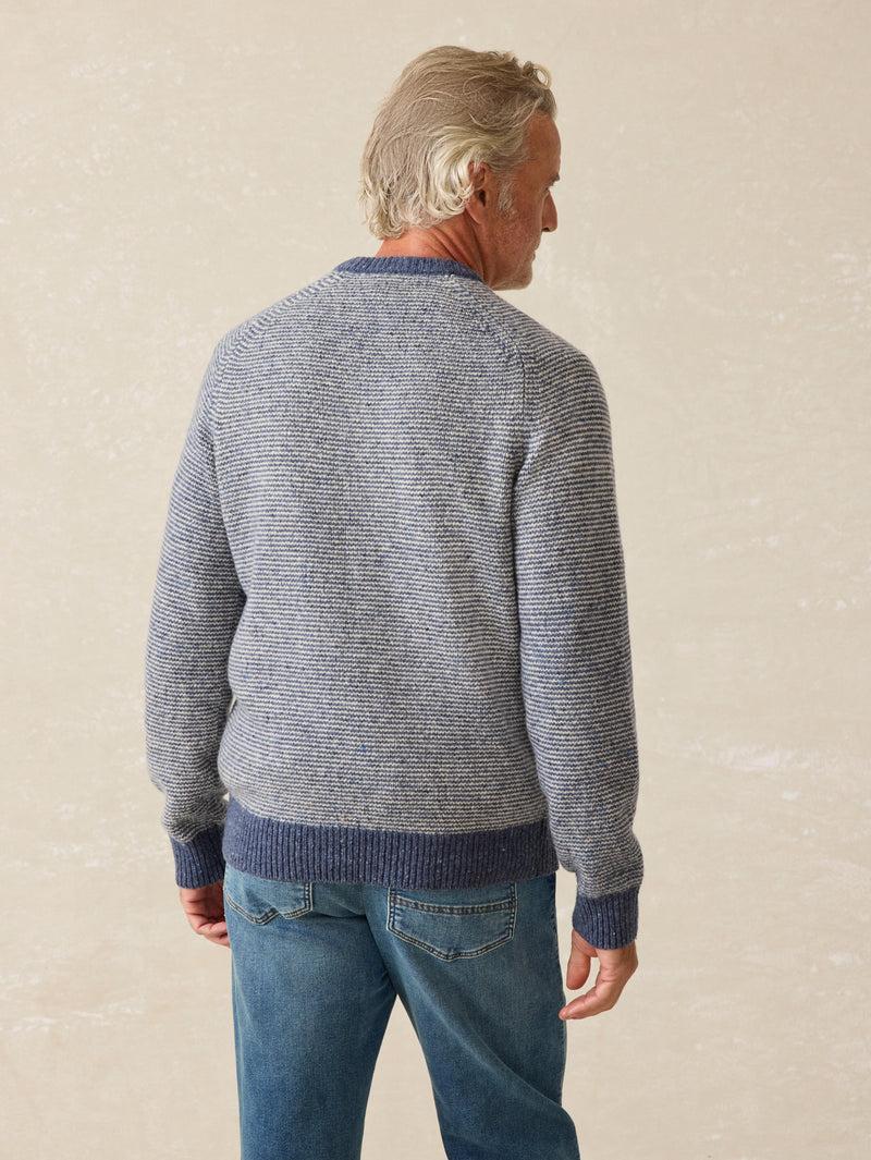 Donegal Crew Sweater - Sea Feeder Marl Product Image