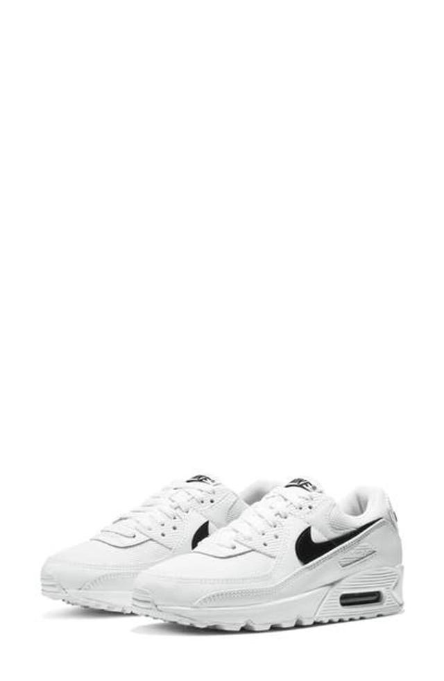 NIKE Air Max 90 Sneaker In White Product Image