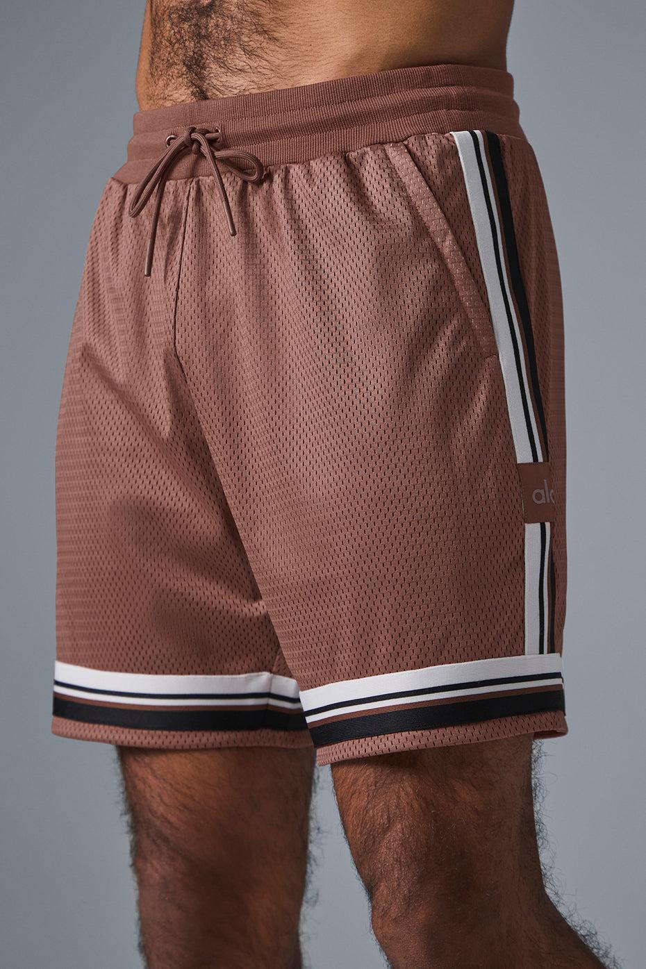 7" Key Mesh Basketball Short - Chestnut Male Product Image