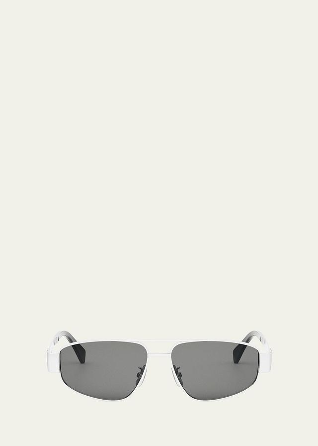 Mens Triomphe Pilot Metal Sunglasses Product Image