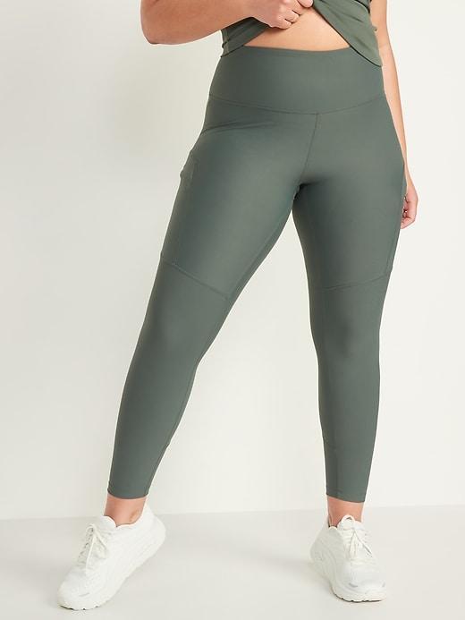 High-Waisted PowerSoft 7/8 Cargo Leggings Product Image