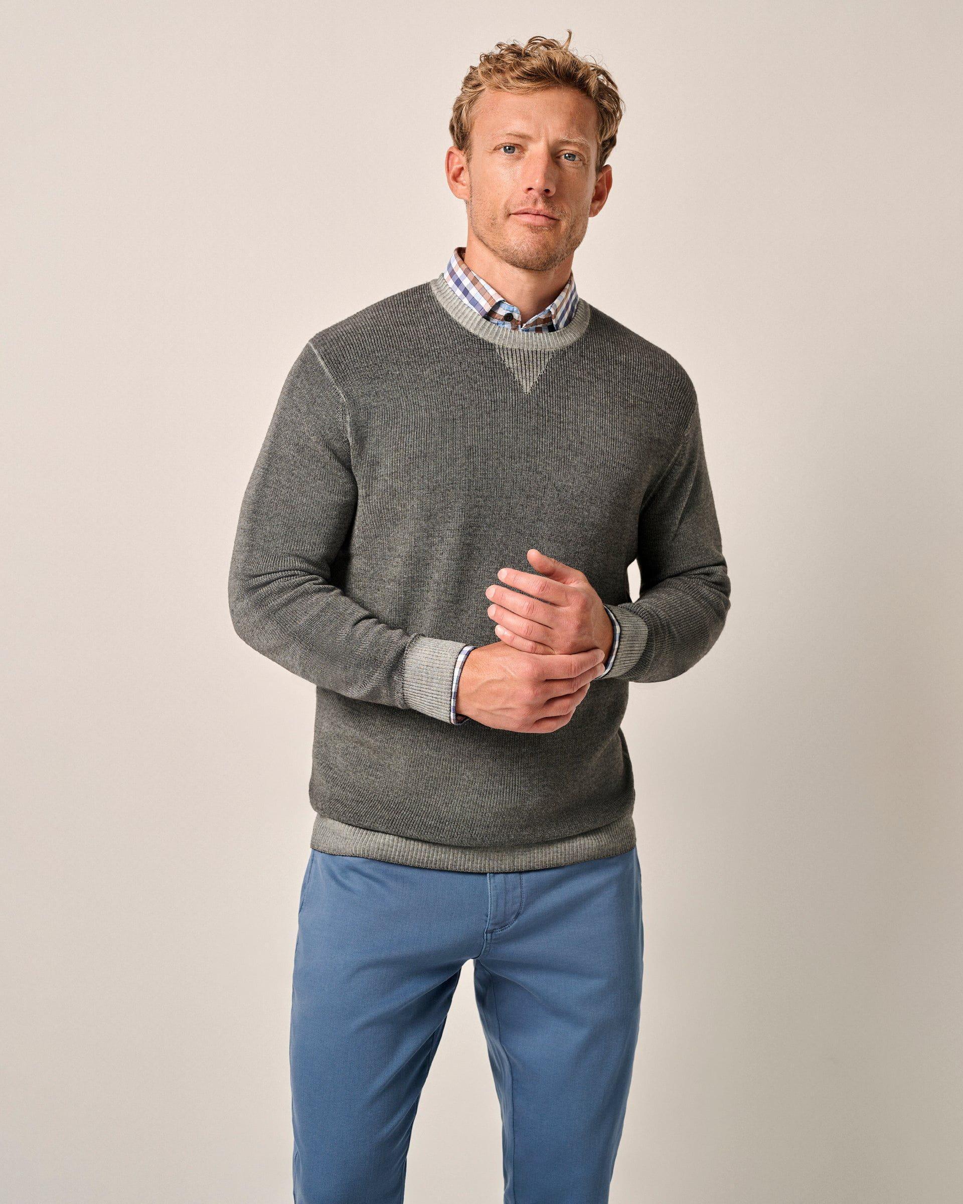 johnnie-O Burgess Garment-Dyed Crewneck Sweater Product Image