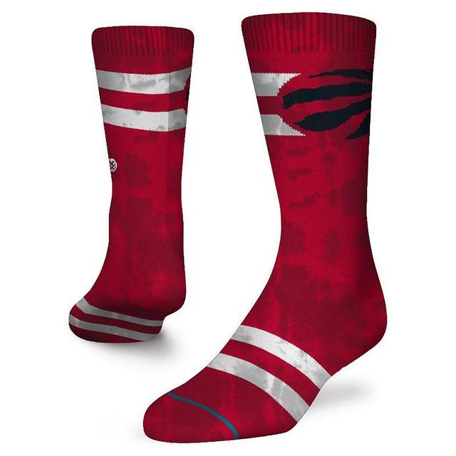 Mens Stance Toronto Raptors Tie-Dye Crew Socks Product Image