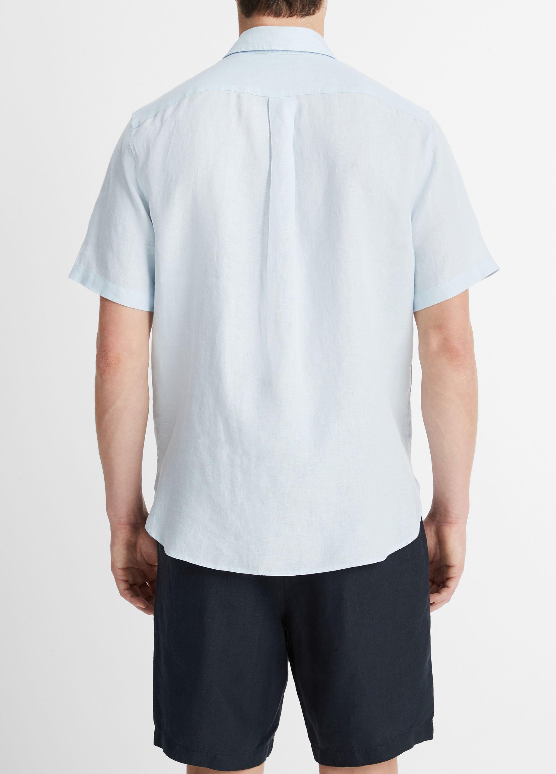 Linen Short-Sleeve Shirt Product Image