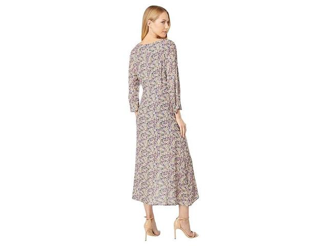 Saltwater Luxe Odessa Long Sleeve Floral Midi Dress Women's Clothing Product Image