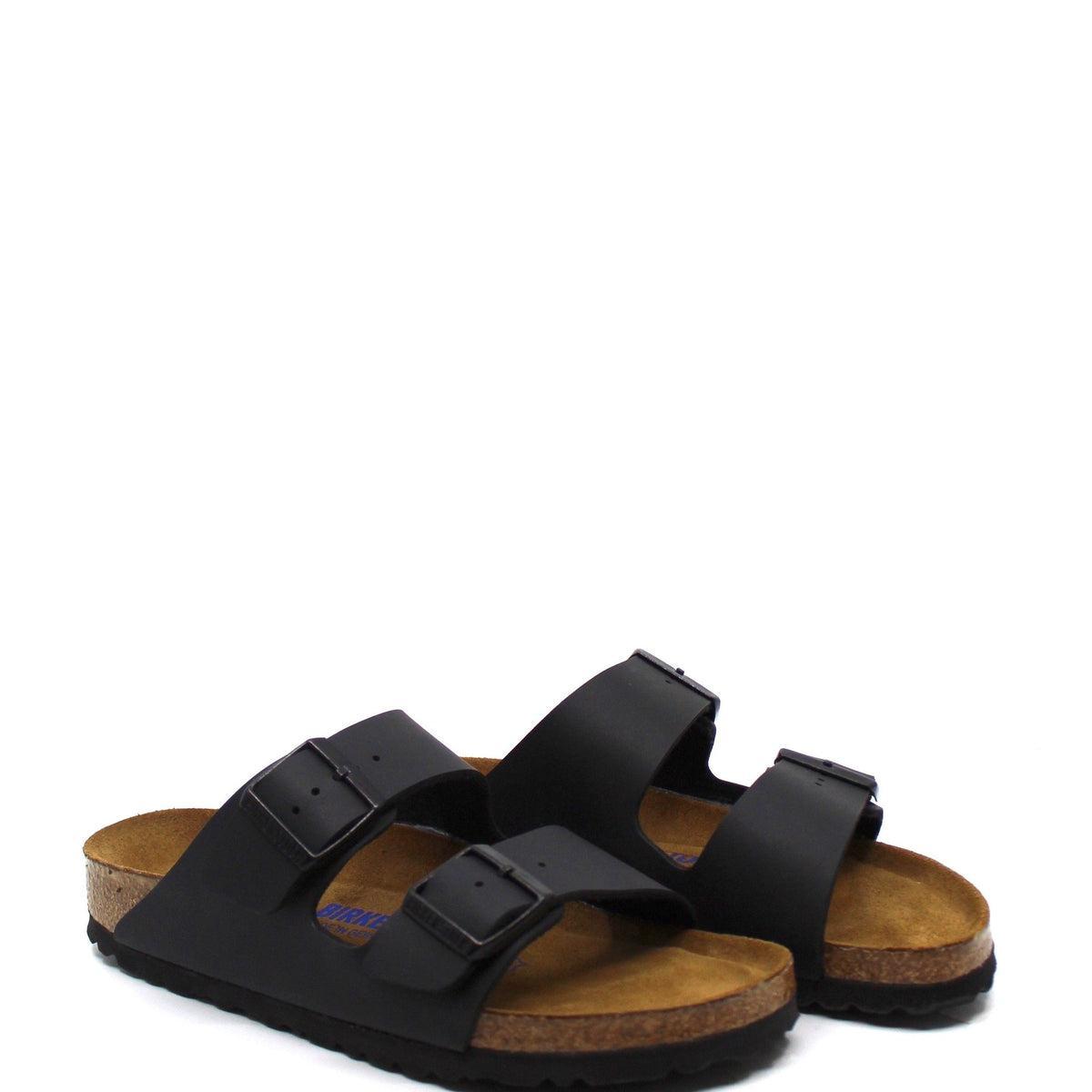 Birkenstock Arizona Black Birko-Flor Narrow Soft Footbed Product Image