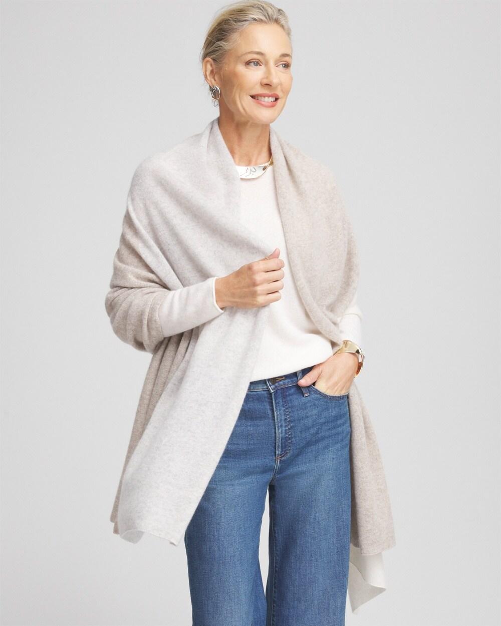 Colorblock Cashmere Wrap Product Image