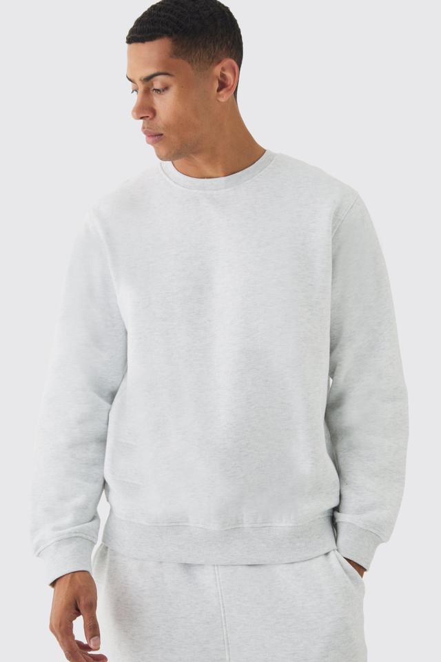 Basic Crew Neck Sweatshirt | boohooMAN USA Product Image