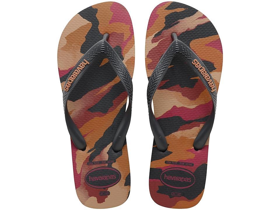 Havaianas Top Camo Flip Flop Sandal (New Graphite 1) Men's Sandals Product Image