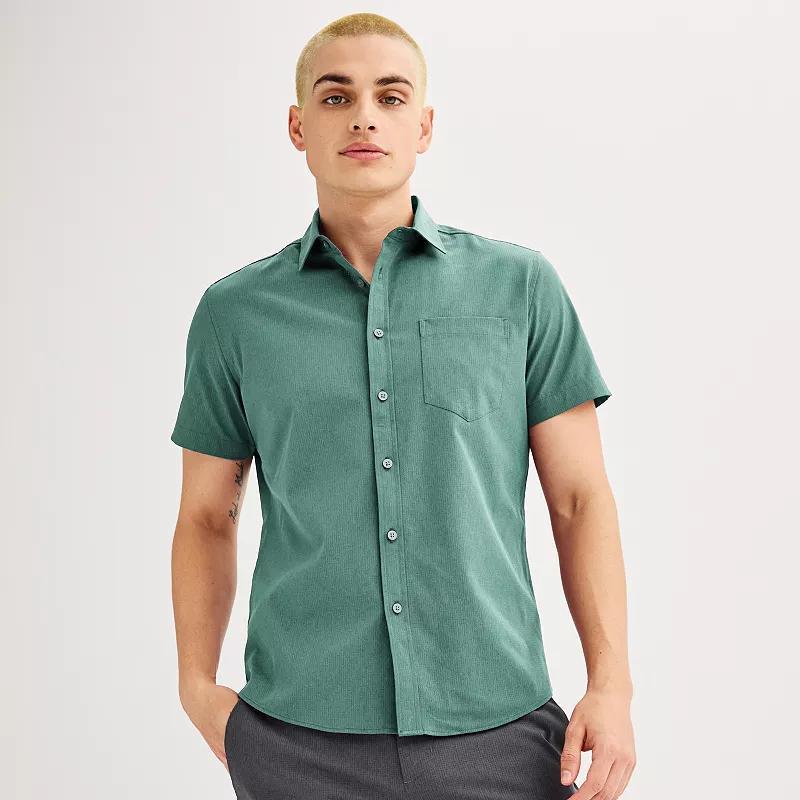 Mens FLX Performance Untucked-Fit Button Down Shirt Product Image