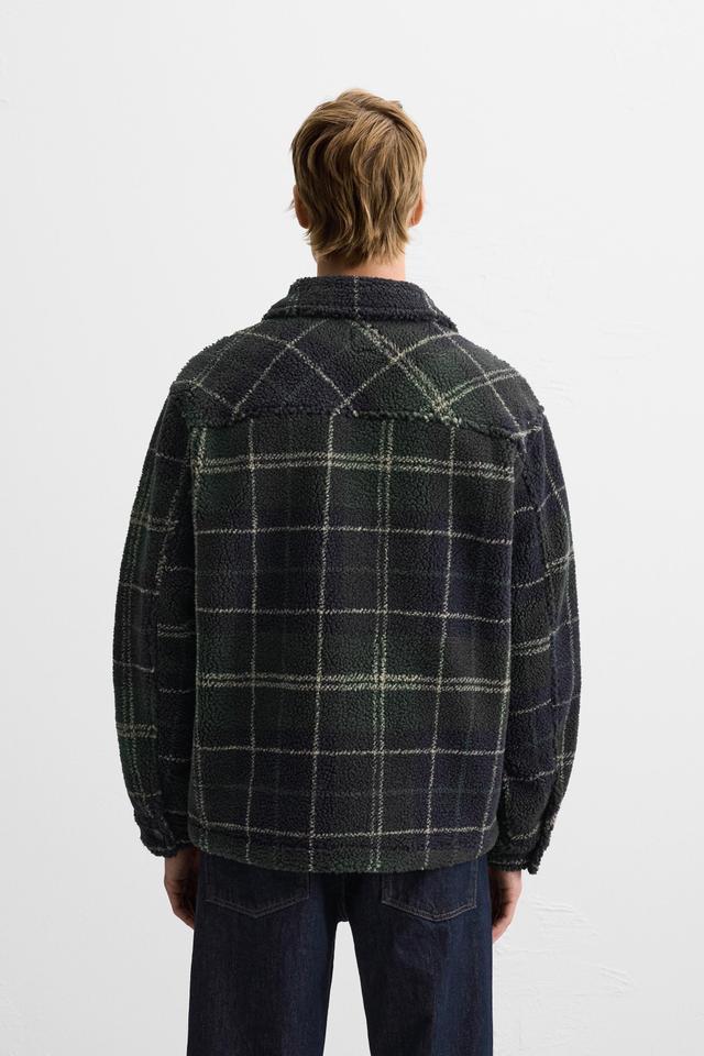 JACQUARD FLEECE OVERSHIRT Product Image