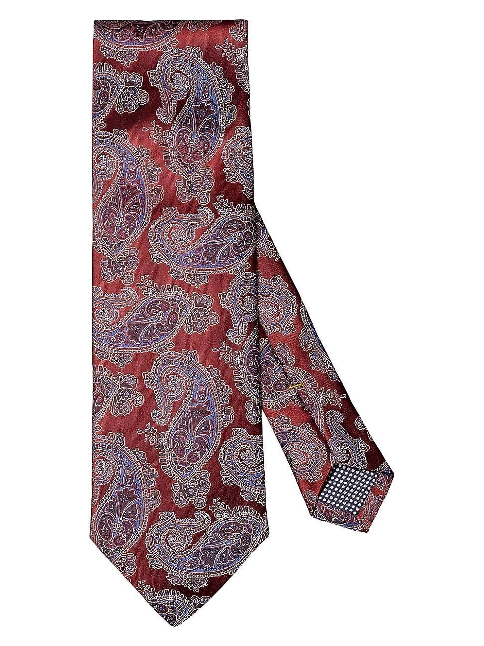 Mens Wardrobe Essentials Paisley Silk Tie Product Image