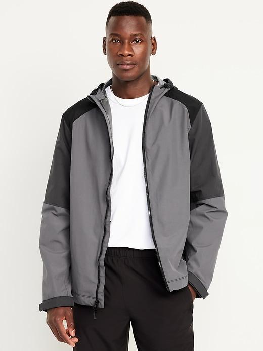 Water-Resistant Zip Jacket Product Image