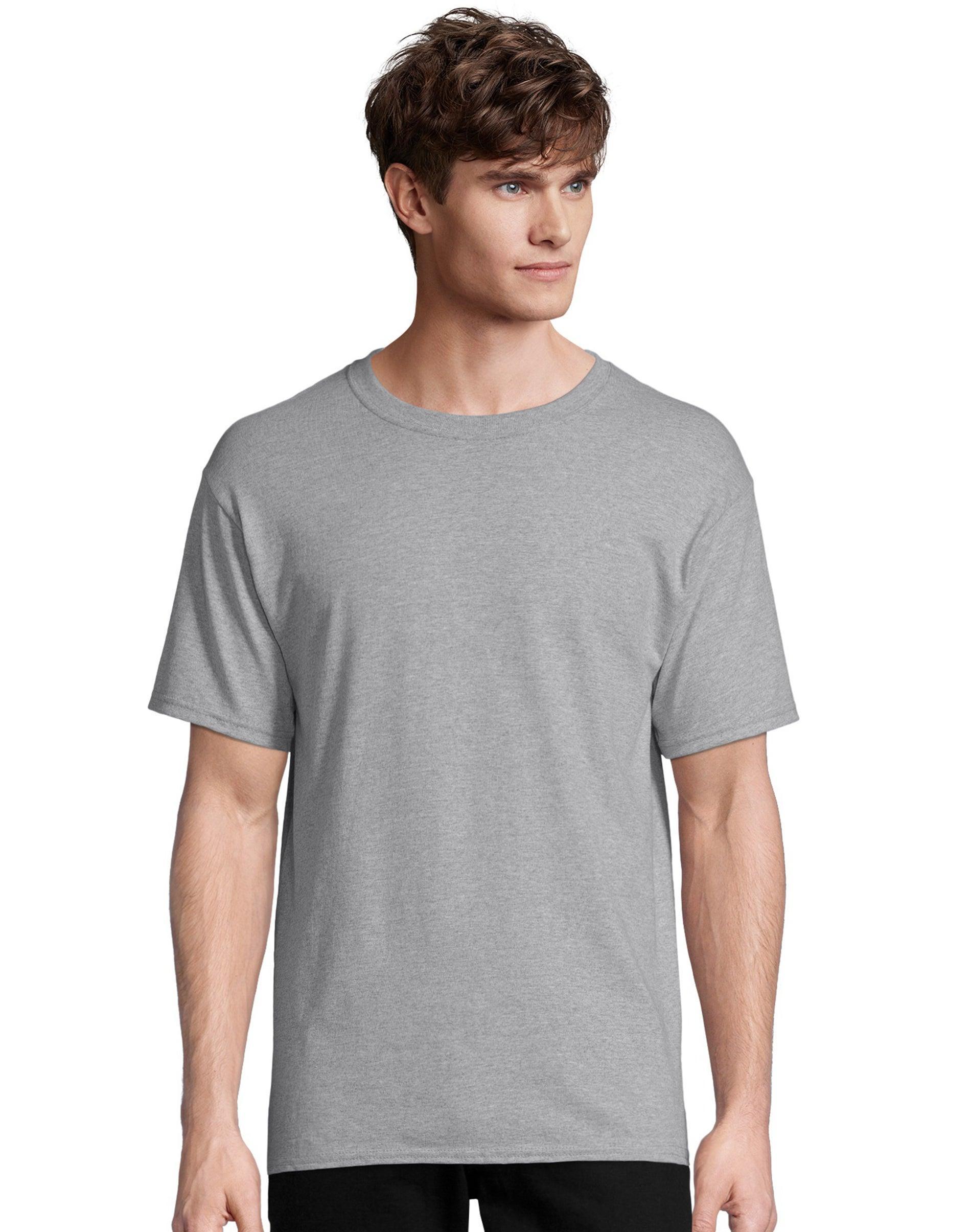 Mens Hanes Essentials 4-Pack Cotton T-Shirt Product Image