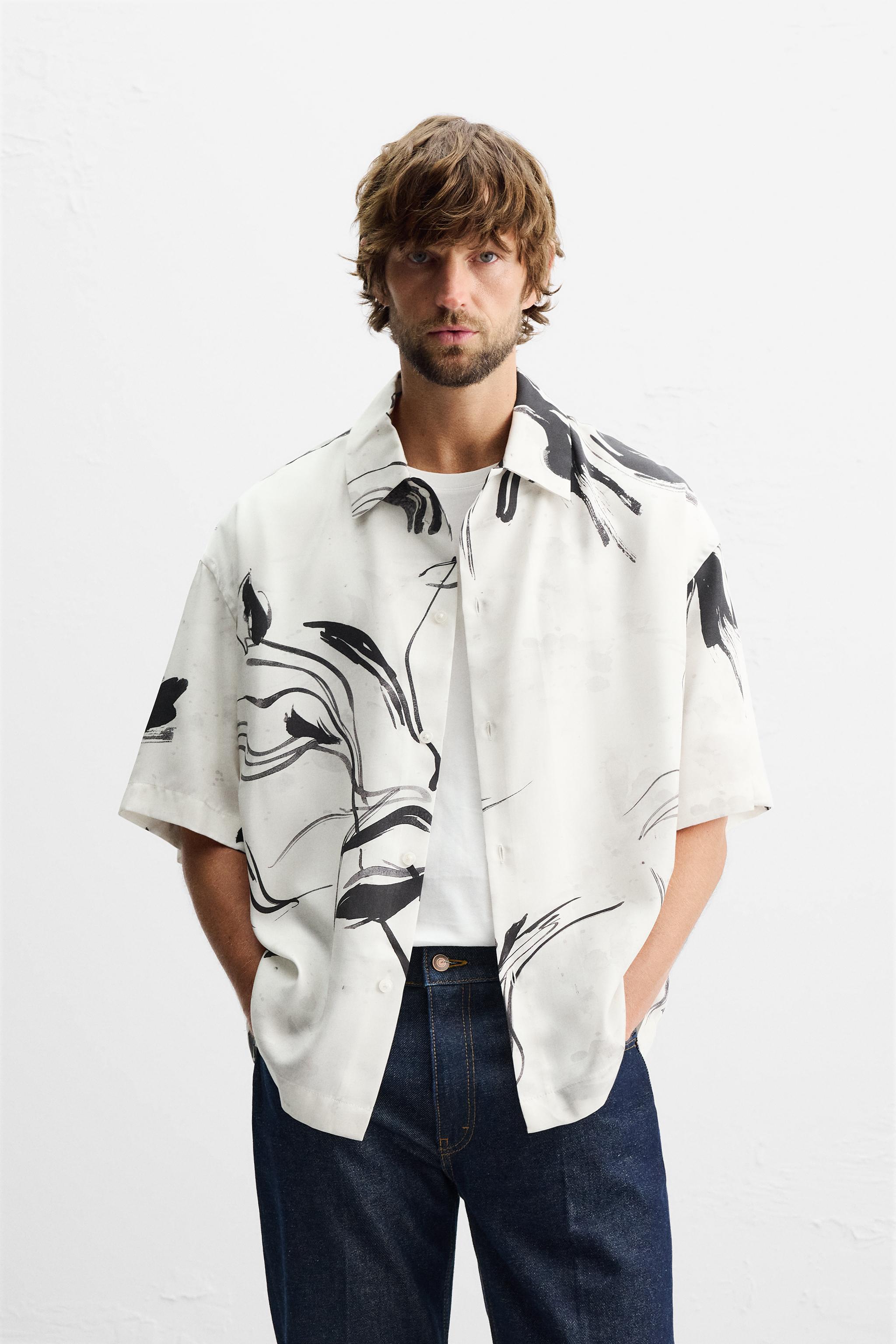 PRINTED LYOCELL SHIRT Product Image