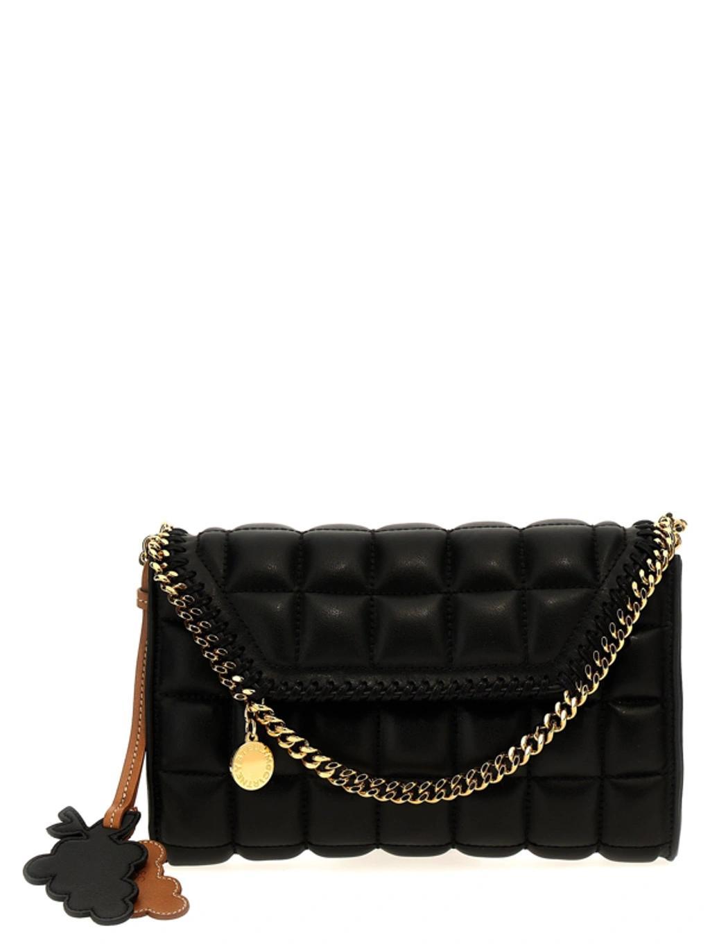 Mini Quilted Shoulder Strap In Black Product Image