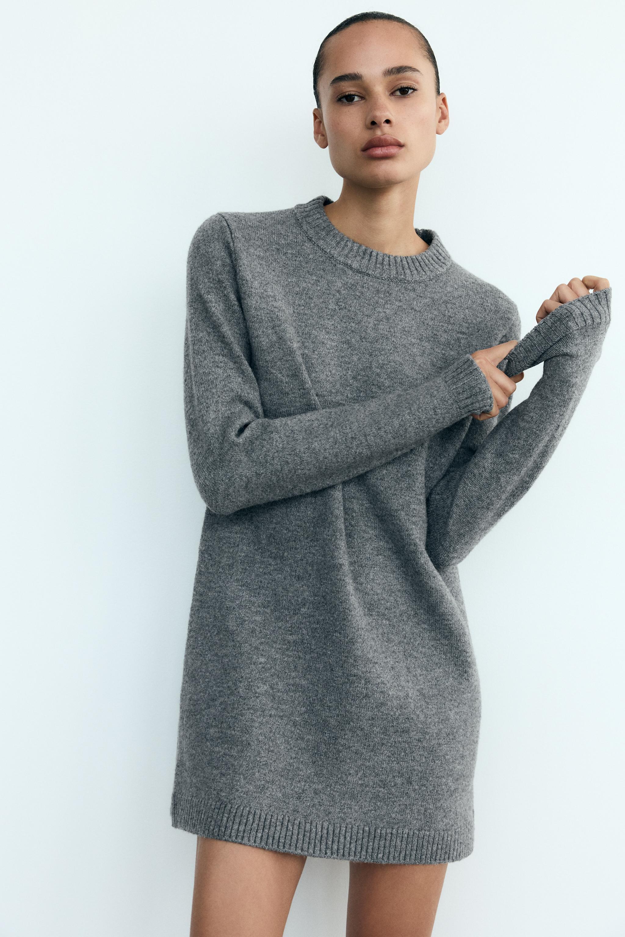 SHORT SOFT KNIT DRESS Product Image