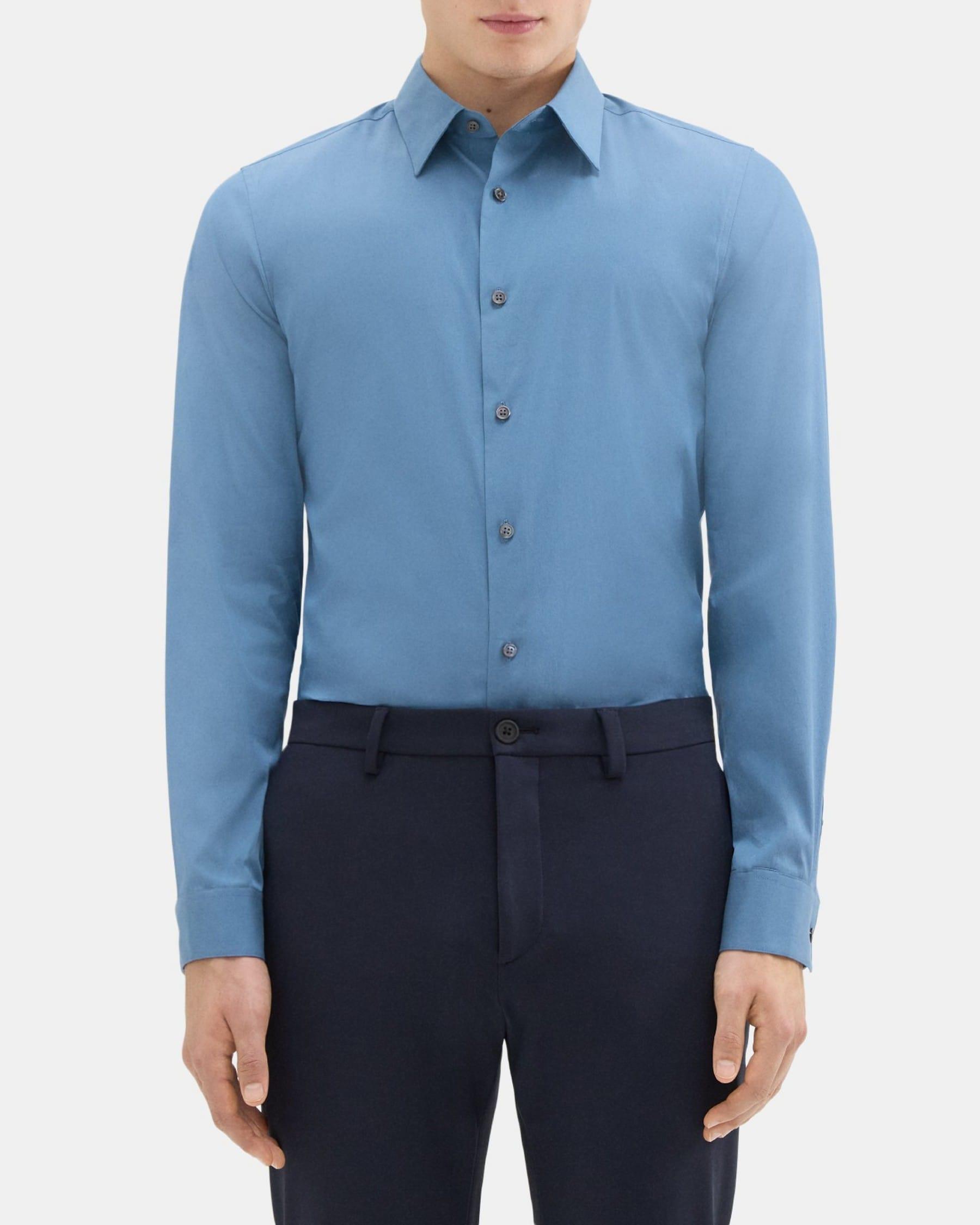 Tailored Shirt In Stretch Cotton Product Image