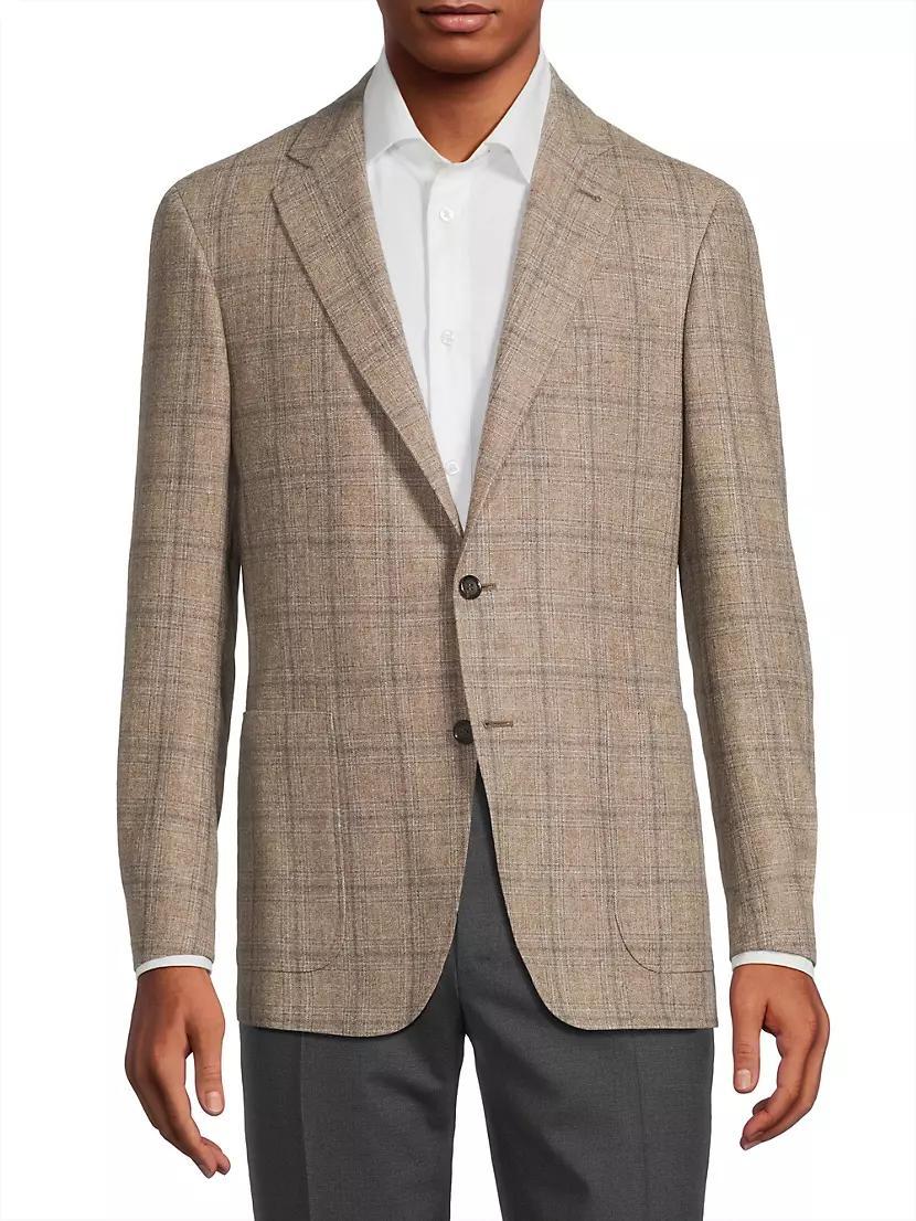 Kei Plaid Wool-Cashmere Sportcoat Product Image