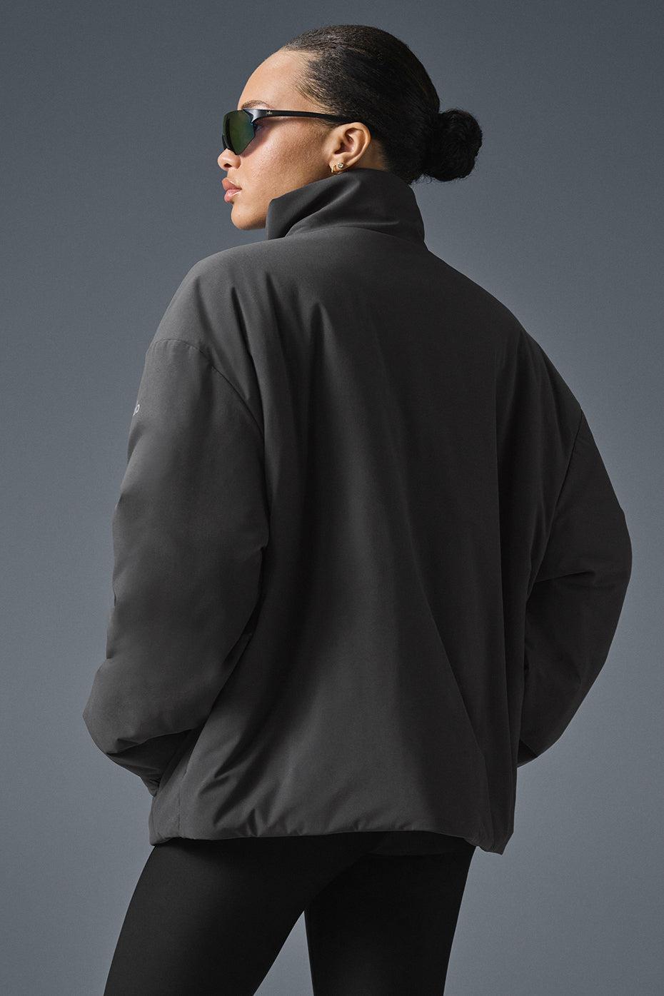 Stretch Woven Notable Jacket - Anthracite Female Product Image