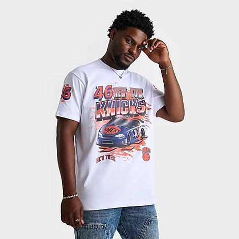 Mens Mitchell & Ness New York Knicks NBA Speedway Graphic T-Shirt Product Image