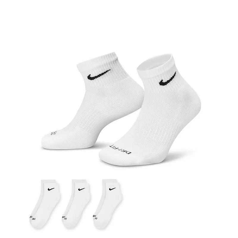 Womens Nike Everyday Plus 3-Pair Cushioned Training Ankle Socks Product Image